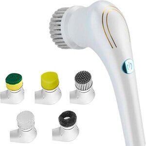 Life Electric Scrubber, Handheld Cleaning Brush, Includes 5 Replaceable …